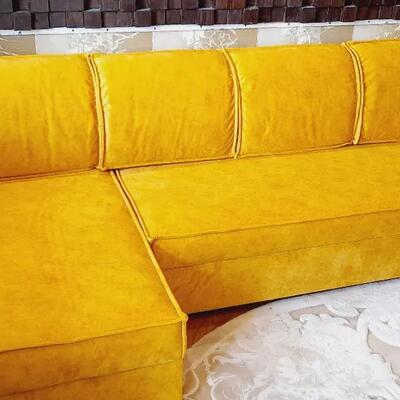 Перетяжка углового дивана